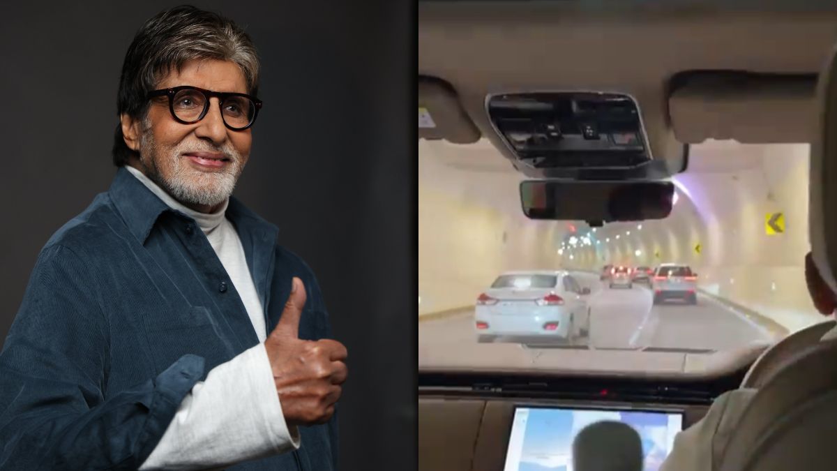 Amitabh Bachchan Takes Undersea Tunnel Of The Mumbai Coastal Road For The First Time, Calls It A “Marvel”!