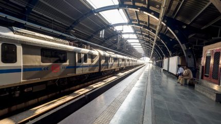 Delhi Metro’s Blue Line Came To A Brief Halt After A 64-Year-Old Passenger Walked On A Track