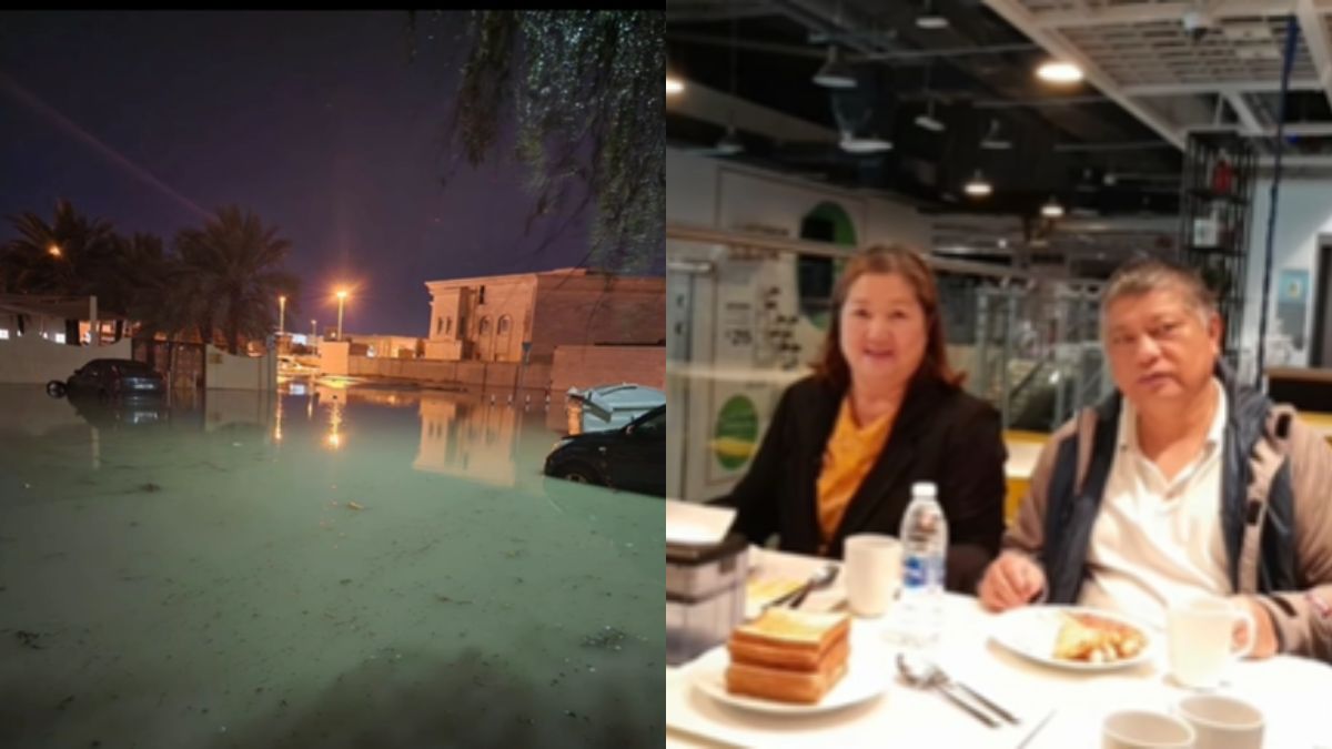 Couple Gets Stuck Inside IKEA Dubai During Floods; Store Treats Them With Warm Food, Toiletries & Beds To Sleep In