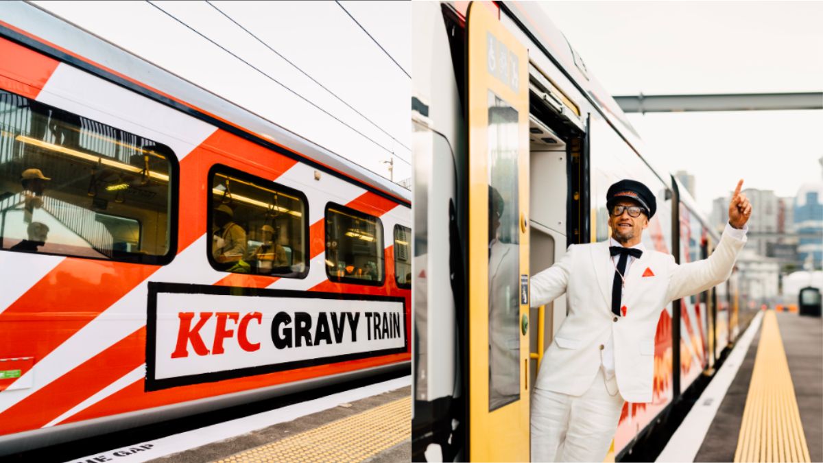 KFC’s First-Ever-Themed Train, ‘The Gravy Train’, Rolls Out In Auckland, New Zealand
