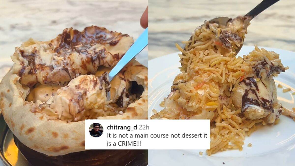 London Restaurant Makes Rice Cream Biryani, Asks If It’s Main Course Or Dessert; Netizens Call It A “Crime”!