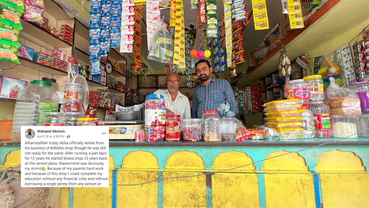 Maharashtra Doctor Shares Post About His Dad Retiring From Kirana Shop After 33 Yrs; Netizens Touched