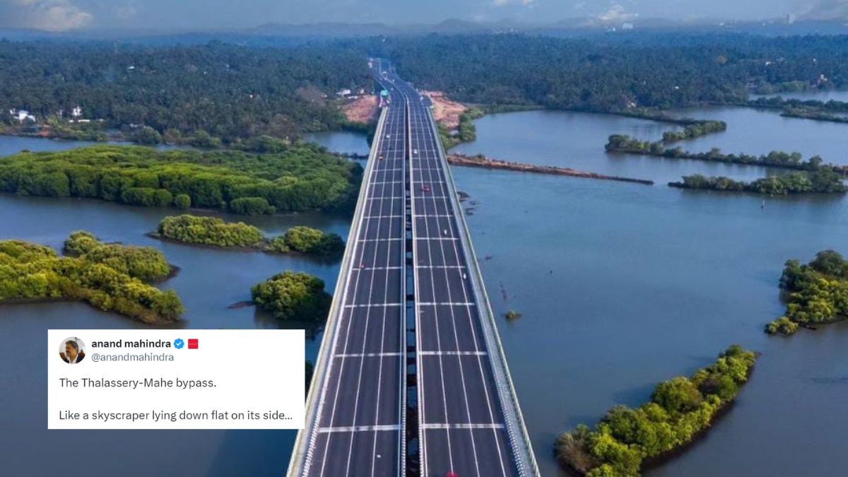 Anand Mahindra Says Thalassery-Mahe Bypass Resembles A “Skyscraper Lying Down” & Here Are Some Facts About This Road