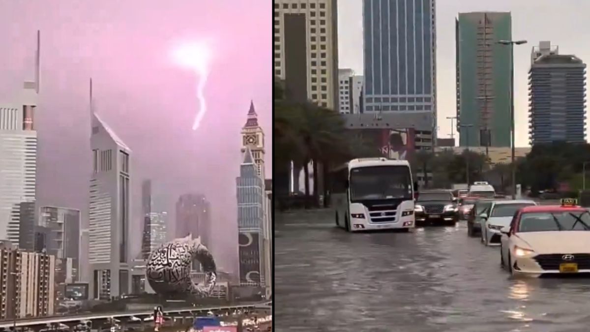 UAE Records Torrential Rains After 75 Years; Flights Diverted, Gigs Postponed, Metro Affected; Netizens Share Experiences!