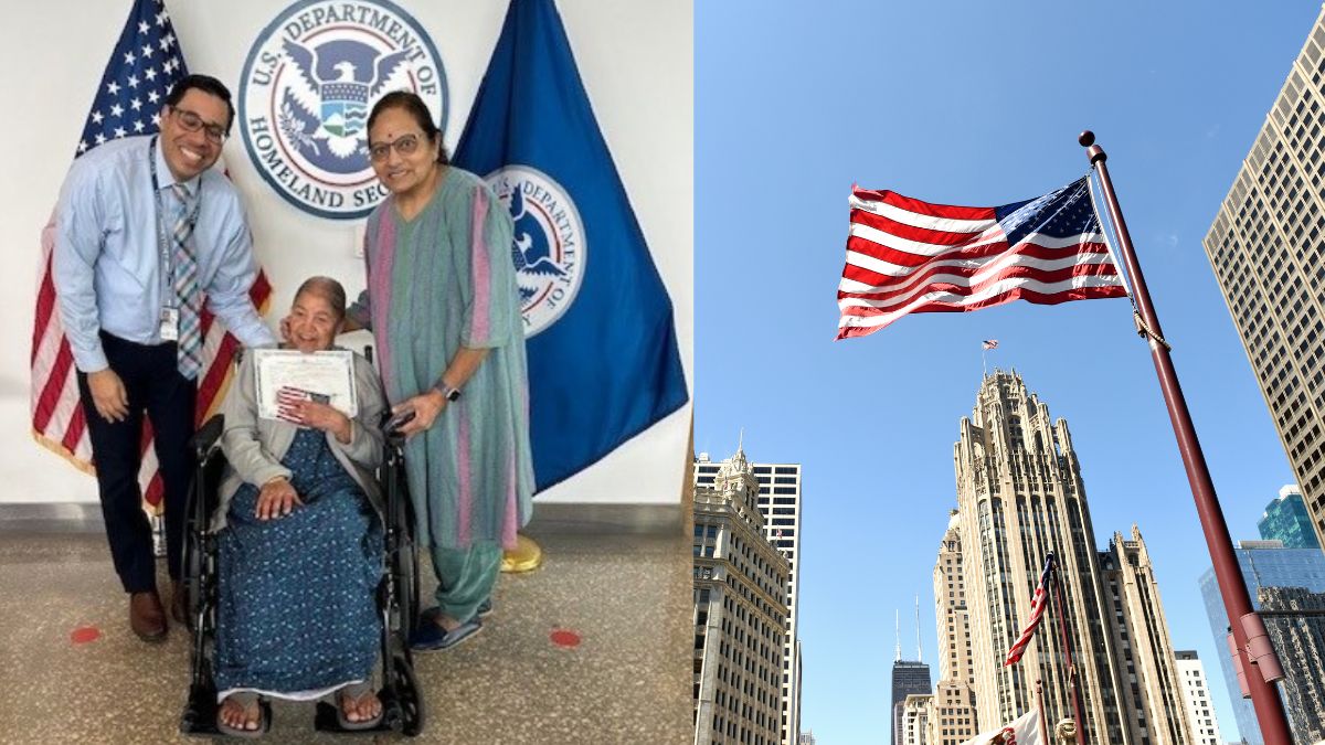 99-YO Indian Woman Receives US Citizenship; Netizens Raise Questions On Green Card Backlog