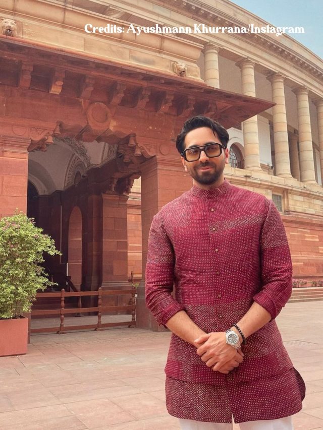 Ayushmann Khurrana Visited The New Parliament Building In Delhi: Pics Inside Ayushmann Khurrana Visited The New Parliament Building In Delhi: Pics Inside