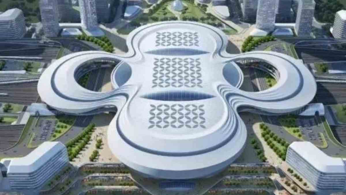 Internet Pokes Fun At Chinese Train Station’s Proposed Designs For Resembling Sanitary Napkin