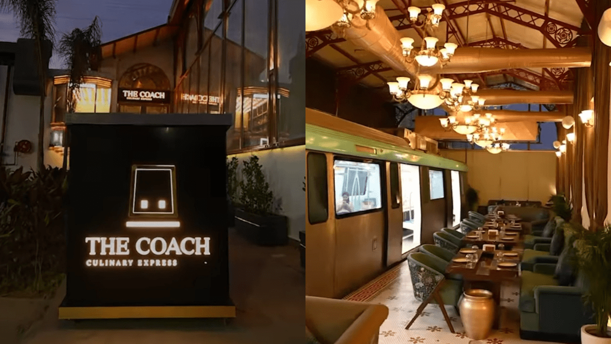 Noida Metro’s Aqua Line Gets Delhi-NCR’s First-Ever Metro Coach Restaurant; Peek Inside!
