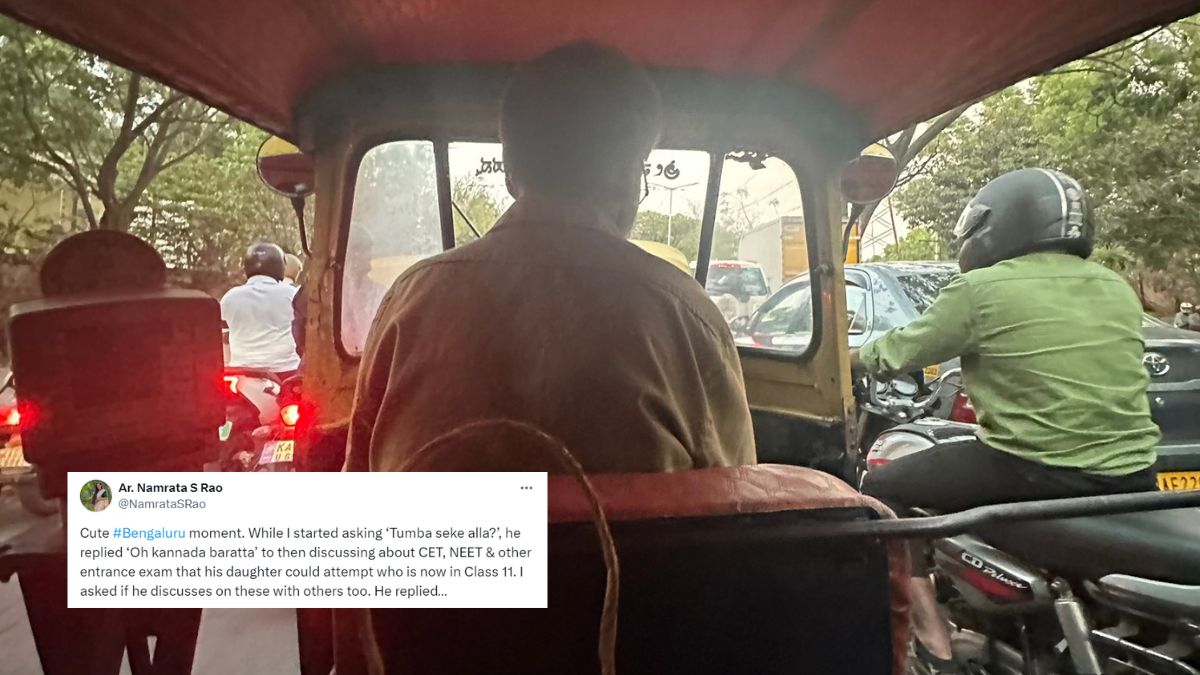 Bengaluru Woman Chats With Auto Driver About Competitive Exams; Internet Loves This Genuine Interaction