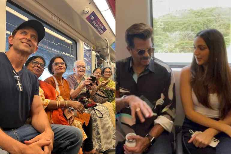 celebrities Mumbai metro