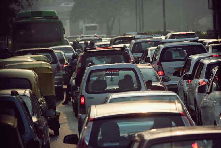 Delhi traffic 