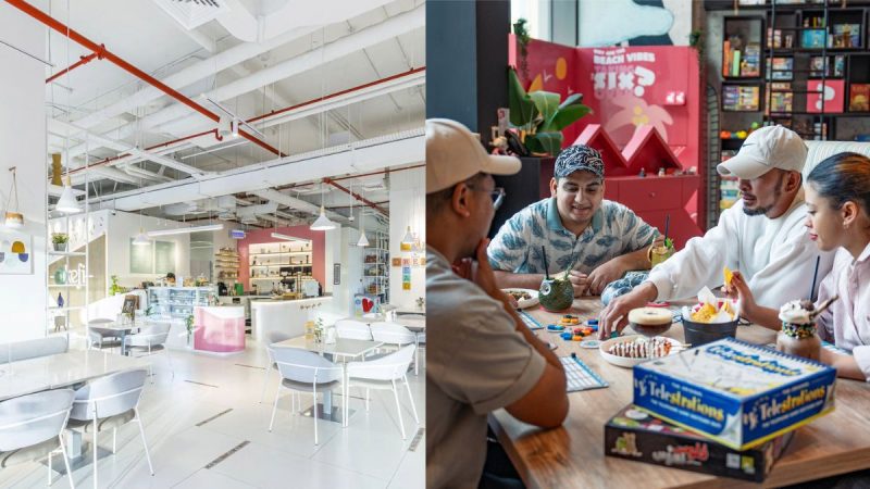 Cafe with board games in Dubai