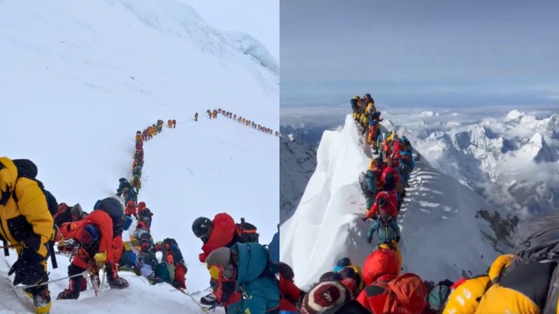 Mt Everest overcrowding