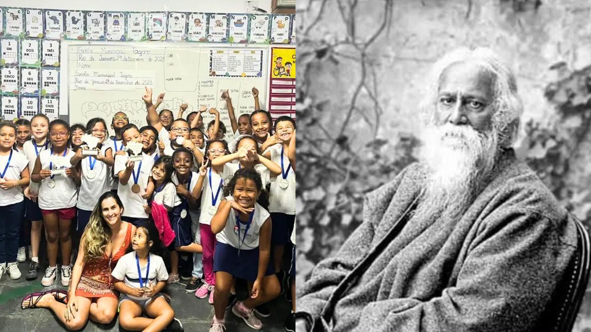 This School In Rio de Janeiro Is Where Rabindranath Tagore’s Poems Are Taught & Is Named After The Poet