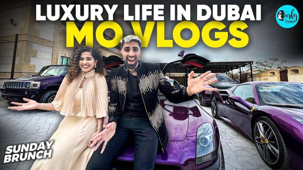 MoVlogs Invites Kamiya Jani To Check Out His Supercars At His Mansion In Dubai