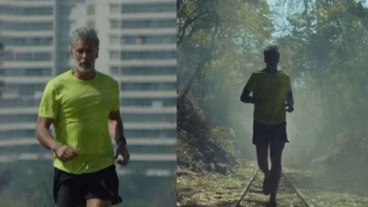 “Railway Tracks Not Meant For Jogging,” IRAS Officer Slams Milind Soman’s Puma Ad; Netizens: “Don’t See Any Issue”