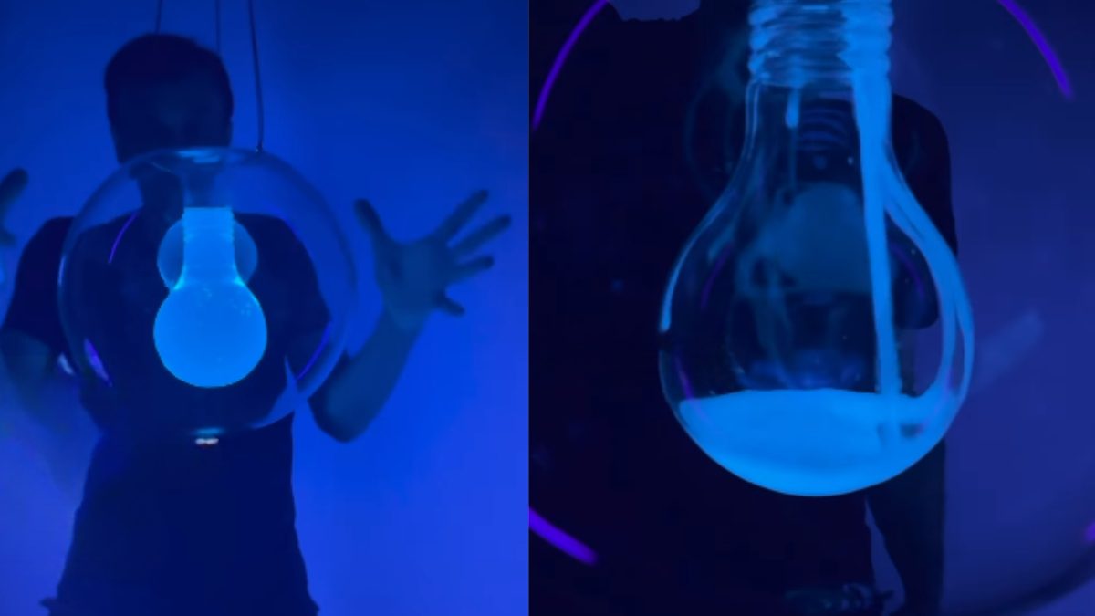 Can G&T Light Up As A Bulb? London Artist Shows How A Popular Gin Brand With Tonic Lit Up Without Any Electricity