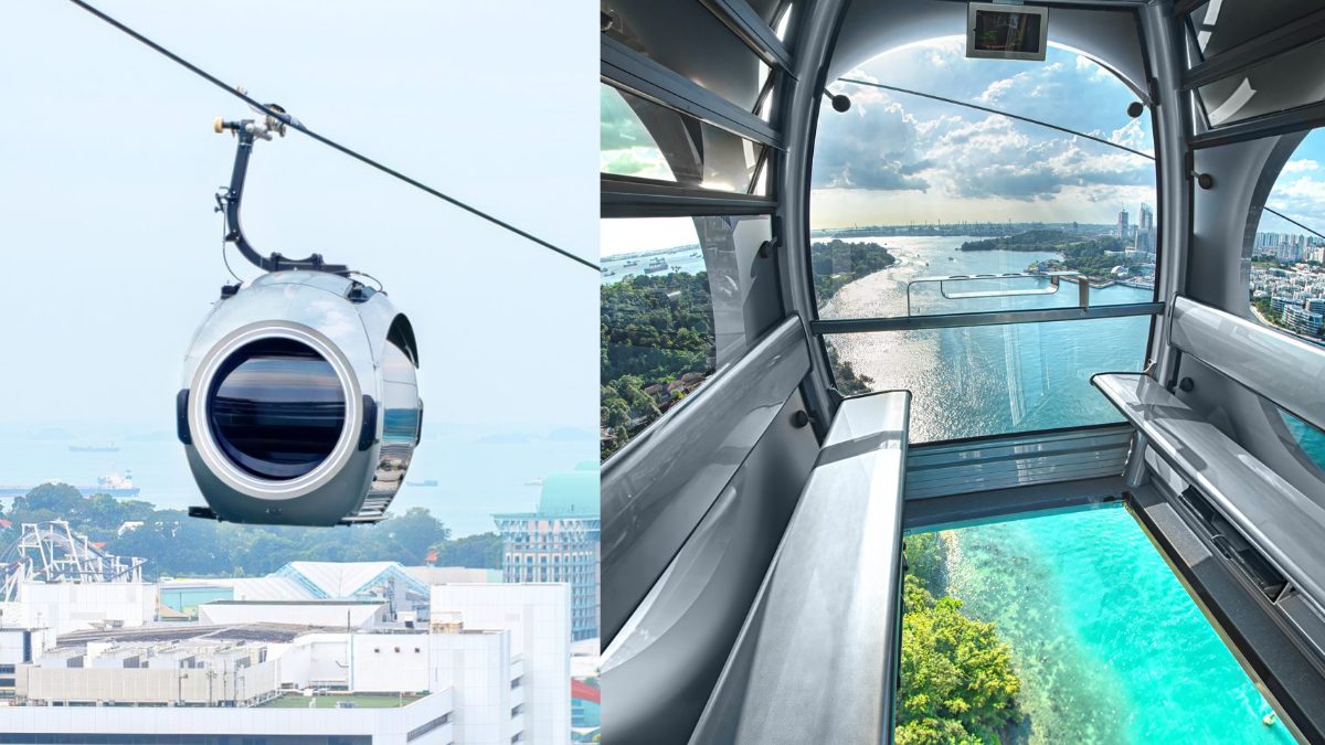 Singapore Has Futuristic Spherical Cable Cars With See-Through Flooring For An Unmatched Sky-High Experience