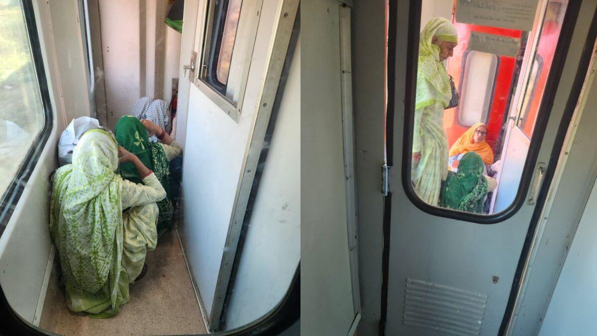 X User Faces Horror On Delhi Sarai Rohilla Train A1 Cabin; Ticketless Women Block Way To Washroom
