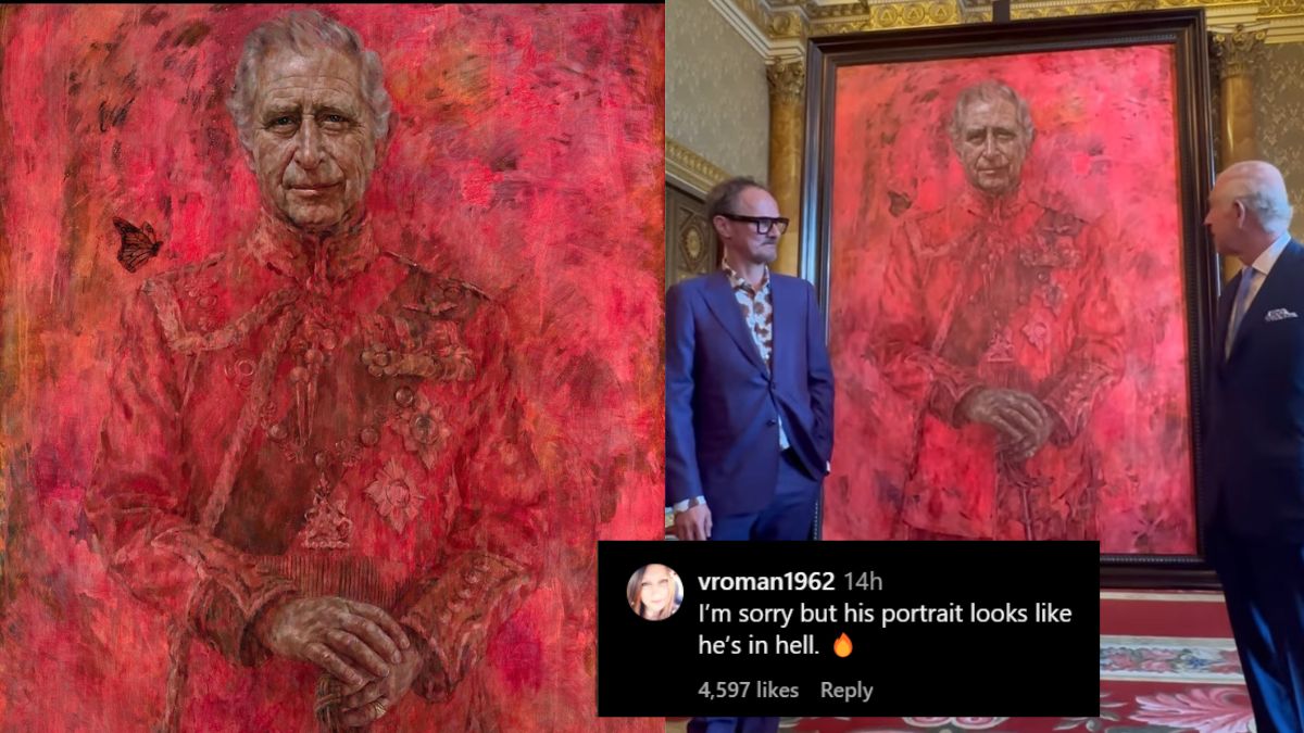 “Heinz Wants Their Ketchup Back,” Netizens React To King Charles III’s First Official Royal Portrait After Coronation