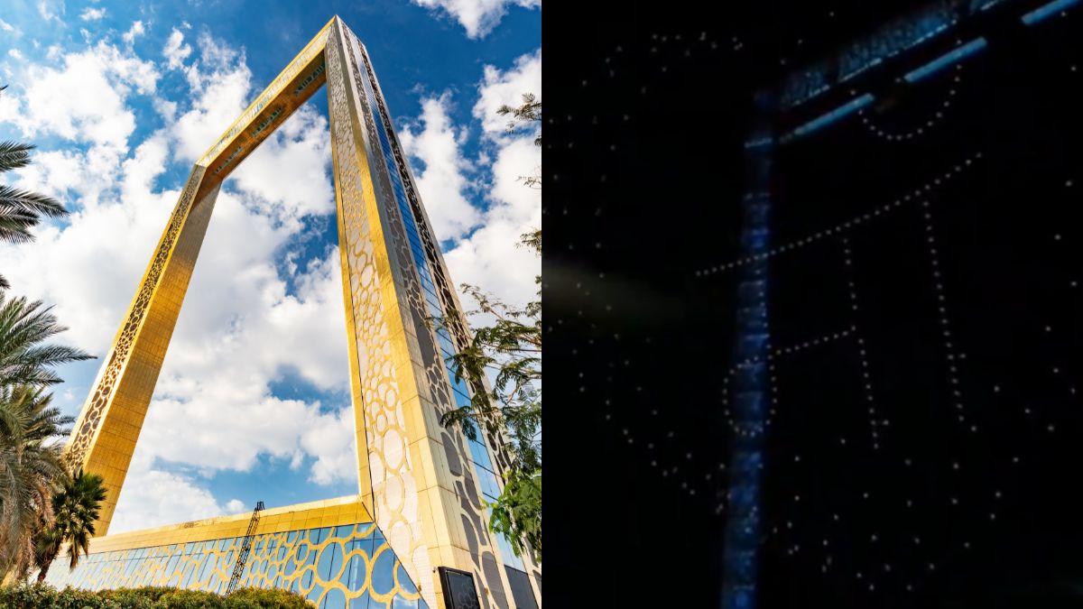 Dubai Frame Featured Mother’s Day Illustration Of ‘Maa’ Written In Hindi Using Drone; Watch!