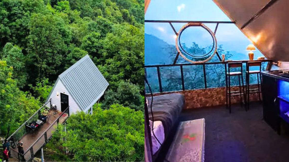 Tiny Home In The Sky! In Uttarakhand’s Naukuchiatal, Stay Amidst The Towering Trees At ₹3,490/N
