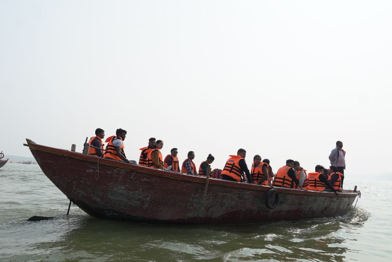 Ganga river boating