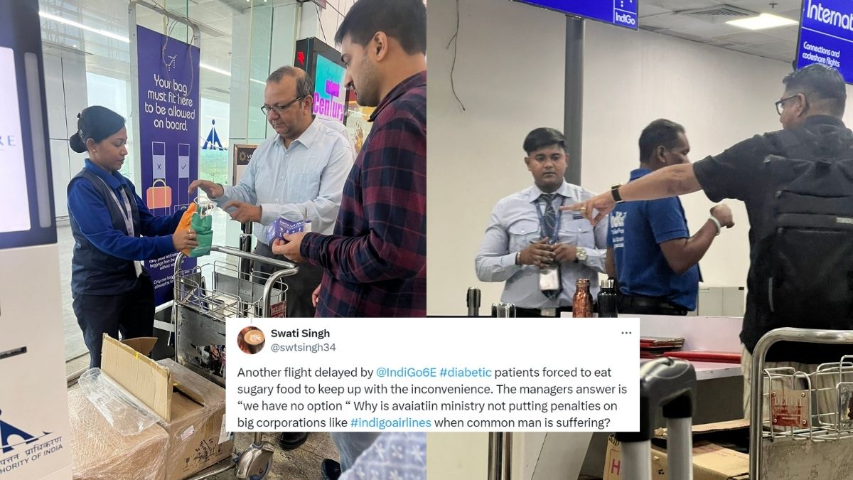 “Diabetic Patients Fed Sugary Food,” Woman Shares Struggles After IndiGo Flight Gets Delayed