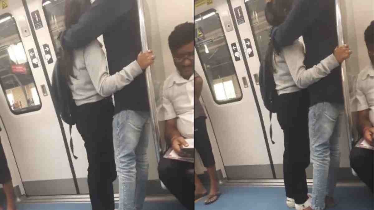 “Bengaluru Metro Turning Into Delhi Metro,” Netizen Posts Video Of Spotting Couple Kissing On Metro 