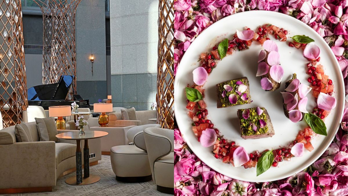 With An Enchanting Aroma Of Taif Roses, Obaya Lounge Is Serving Floral Feasts For Your Eyes As Well As Palate