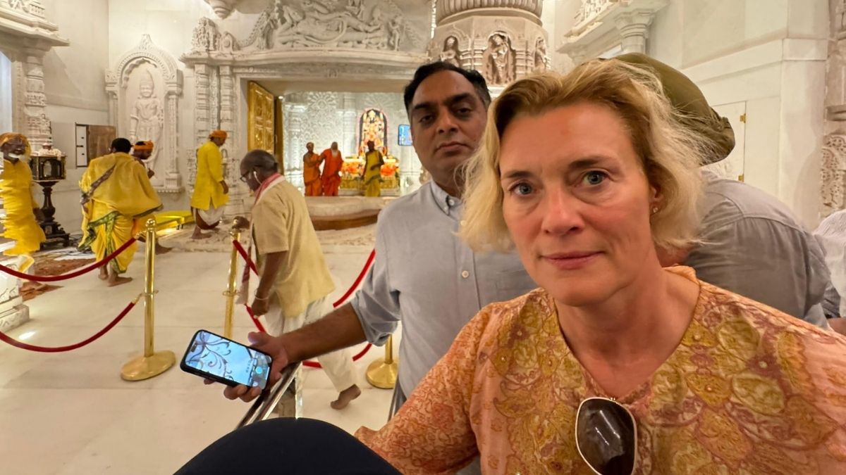 Norwegian Ambassador To India, May-Elin Stener, Visited Ram Mandir In Ayodhya; Shared Pics & Videos