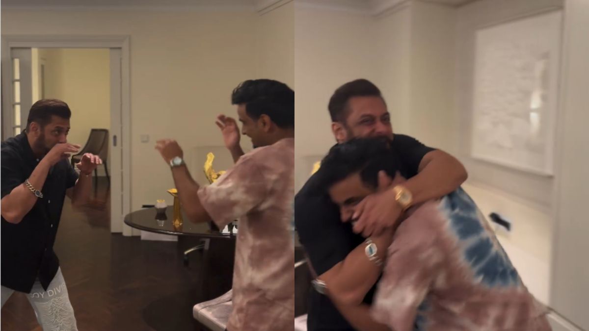 Video: Salman Khan Engages In A Playful Boxing Match With Dubai Millionaire And YouTuber, Rashid Belhasa