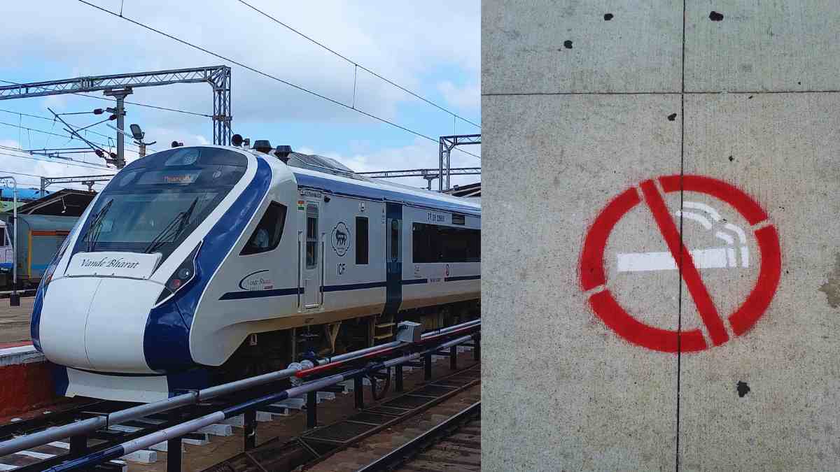 No Smoking On Vande Bharat! Train Now Has Sensors To Detect Smoking; Heavy Fines To Be Imposed