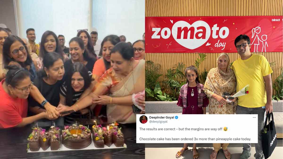 Zomato CEO Reveals Chocolate Cake Ordered 3x More Than Pineapple Cake On Mother’s Day