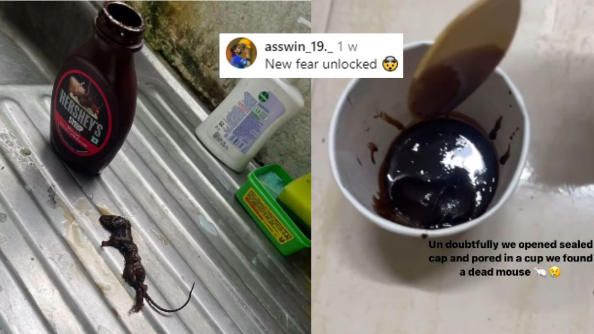 After Centipede & Finger, Woman Finds Dead Rat In Hershey’s Chocolate Syrup; Netizens Say, “New Fear Unlocked”