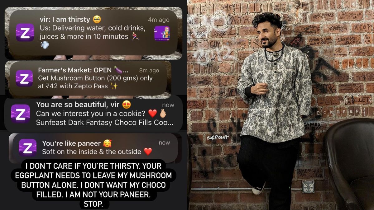 Vir Das Asks Zepto To Stop Their Flirty Notifications; Netizens Say, “Bro Is Getting Hit On By Zepto!”