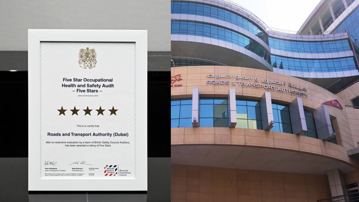 British Council Honours Dubai’s RTA With 5-Star Rating For Occupational Health & Safety Audit