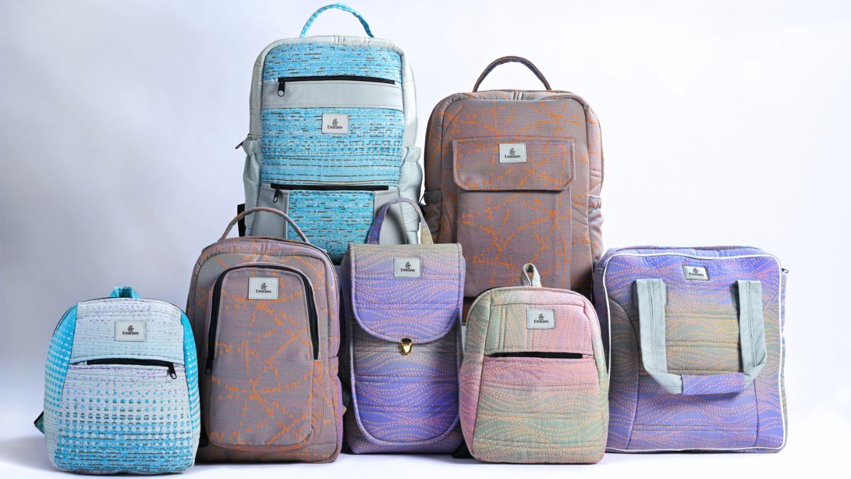 Emirates To Donate Backpacks In Africa & Asia Made With Aircraft Materials Like Seat Fabric & Nylon