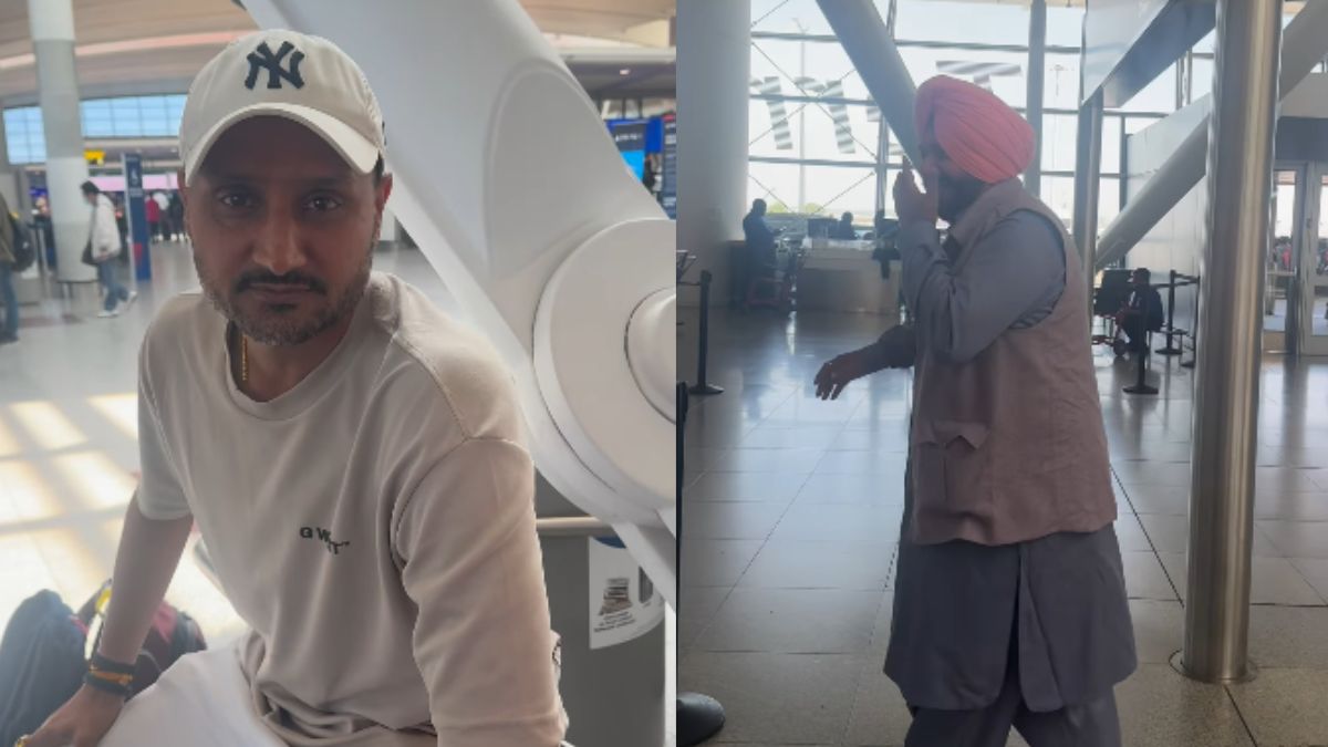 Harbhajan Singh Mimics Navjot Singh Sidhu At Airport; Dinesh Karthik & Co. Go ROFL