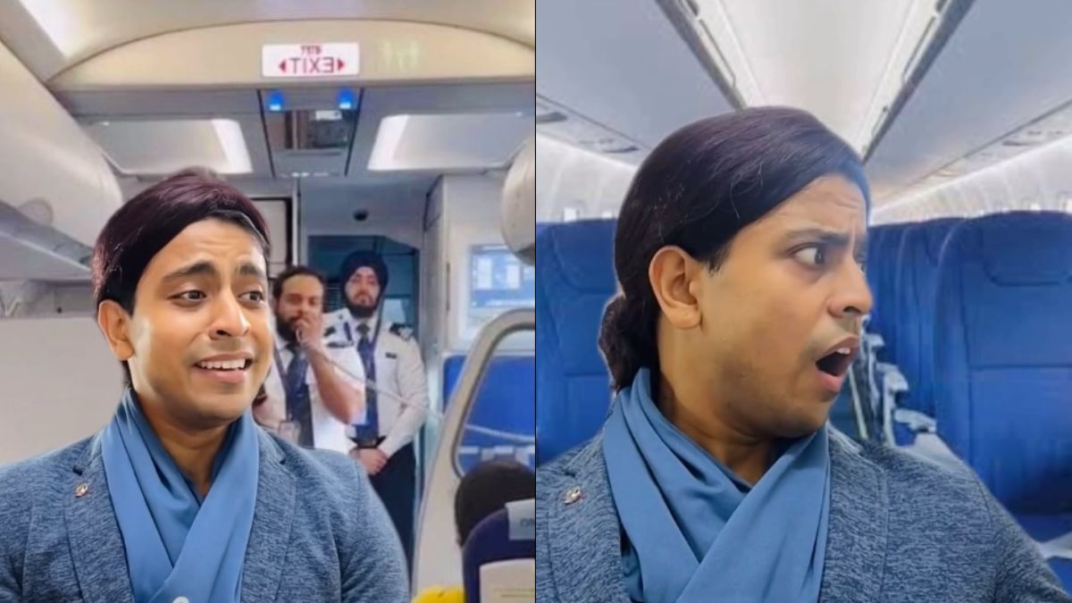 ‘Oxygen Nakhab’ & ‘Flight Mai Khalbali’; Viral Video Shows ‘Airhostess After Watching Heeramandi’