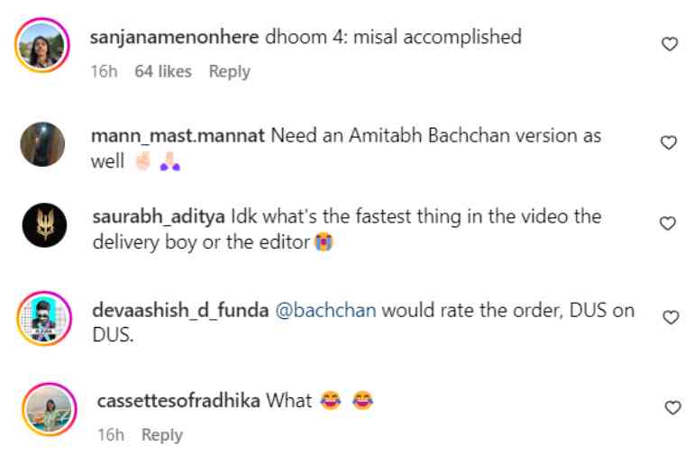 Abhishek Bachchan Swiggy