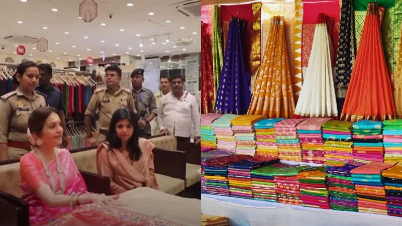 Nita Ambani shopping Varanasi
