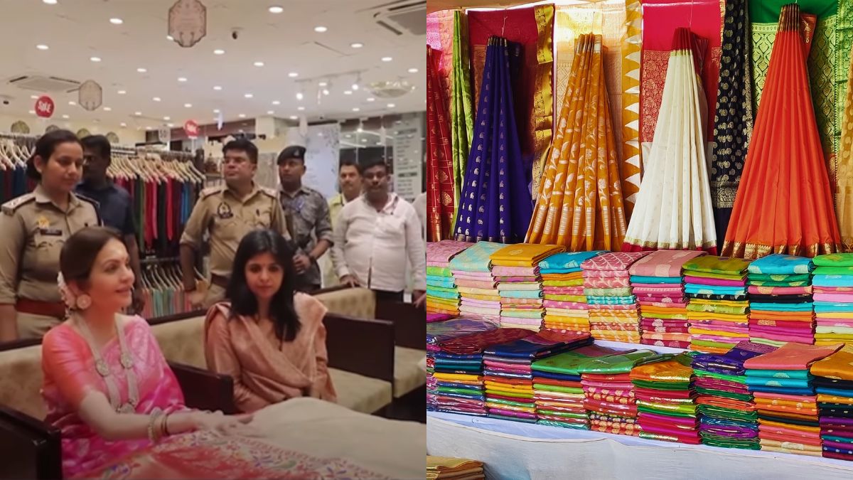 Ahead Of Anant-Radhika Wedding, Nita Ambani Shops For Sarees In Varanasi; Reportedly, Buys 50 Sarees Priced ₹6 Lakh Each!