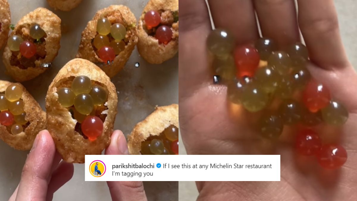 Woman Uses Molecular Gastronomy To Make Boba-Inspired Gol Gappas; Netizens Want To See It In A Michelin Star Restaurant
