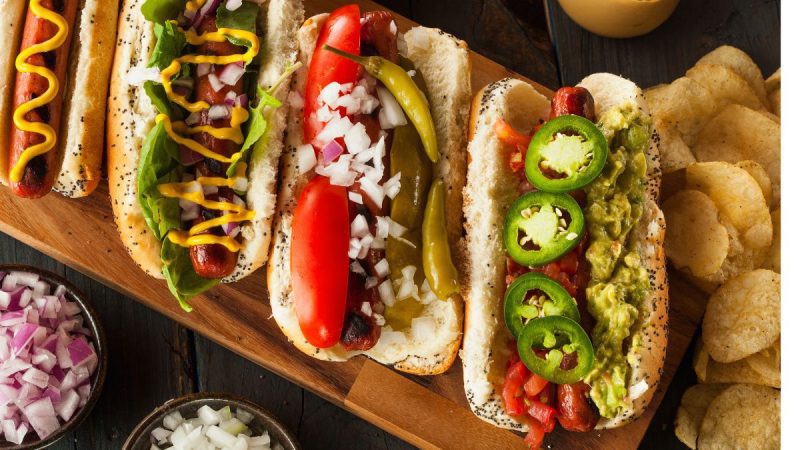 Chaat Hot Dogs