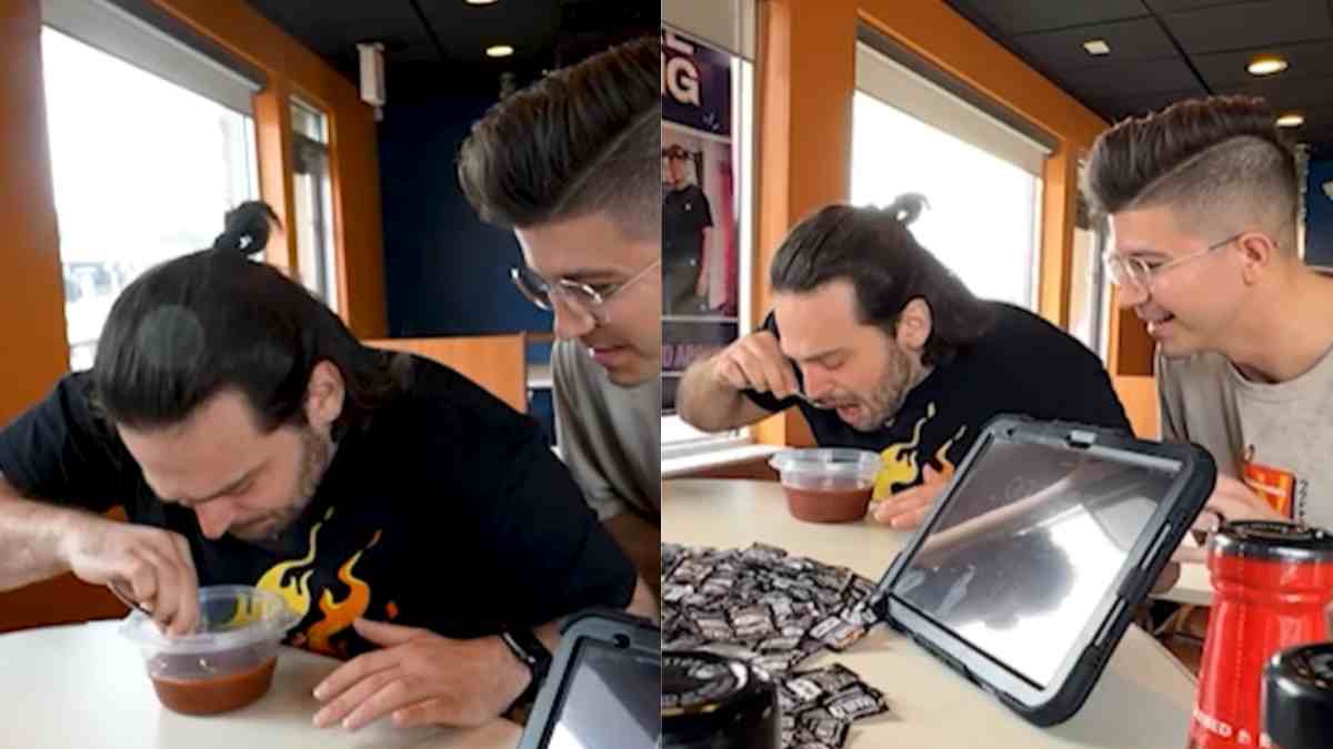 US Man Creates Guinness World Record By Eating Most Hot Sauce In A Min At Taco Bell 