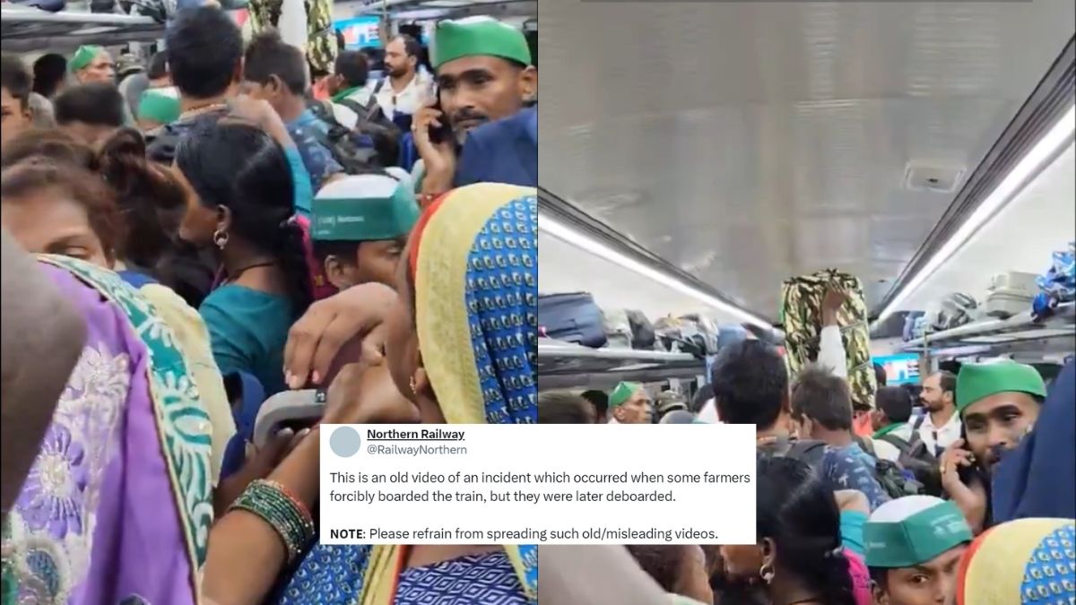 “Please Refrain From Sharing Old Videos,” Northern Railway Responds To Video Of Overcrowded Vande Bharat
