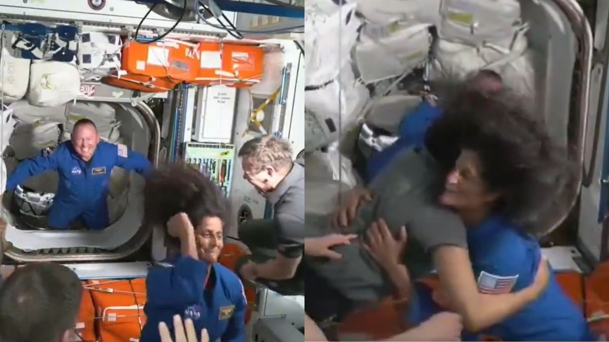 NASA Shares Video Of Indian-Origin Astronaut Sunita Williams Joyously Dancing As She Arrives On International Space Station