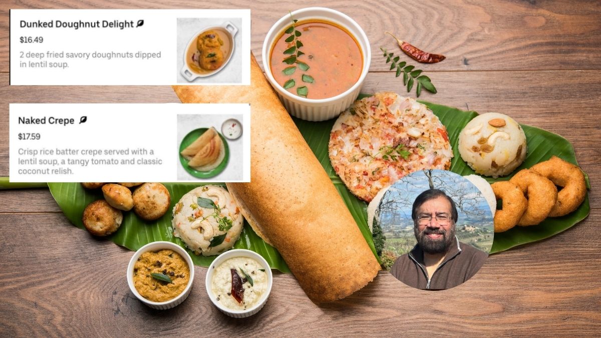 US Restaurant Has ‘Naked Crepe’ & ‘Dunked Doughnut’ On Menu; Harsh Goenka Asks, “Who Knew Vada And Dosa Could Sound So Fancy?”