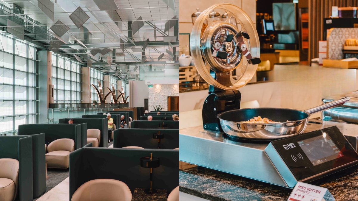 Pasta Made By A Robot, Peranakan Elements And Executive Spaces; Changi Airport’s SATS Premier Lounge Reopens
